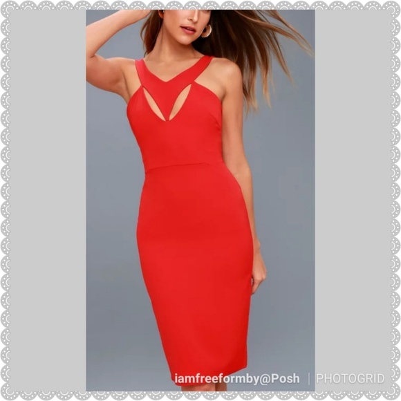 Lulus Dresses & Skirts - Lulu's "Ardent Red" Bodycon